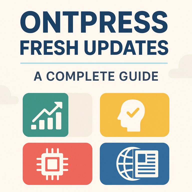 Ontpress Fresh Updates