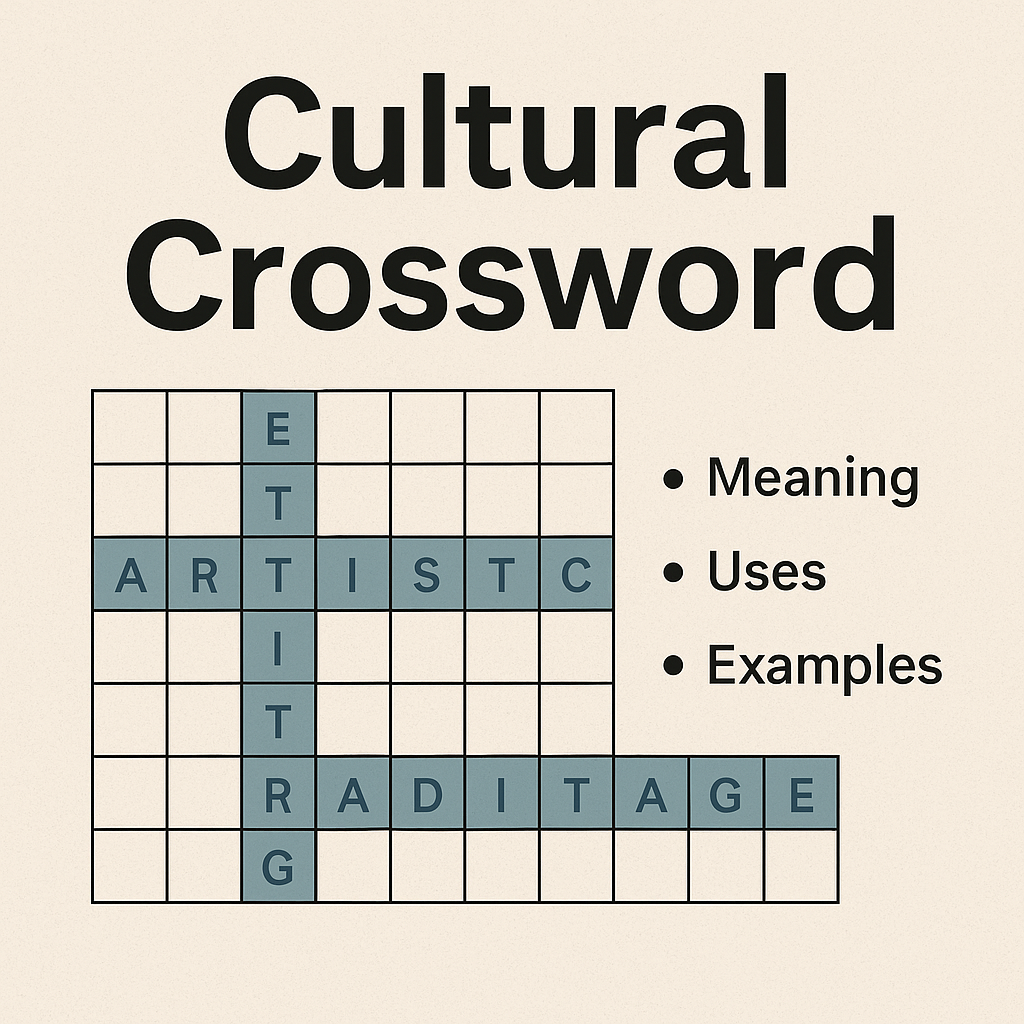 Cultural Crossword