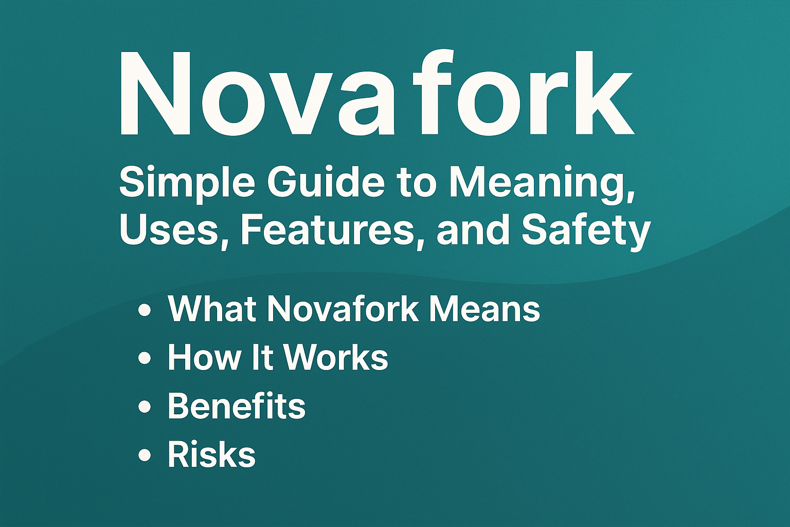 novafork