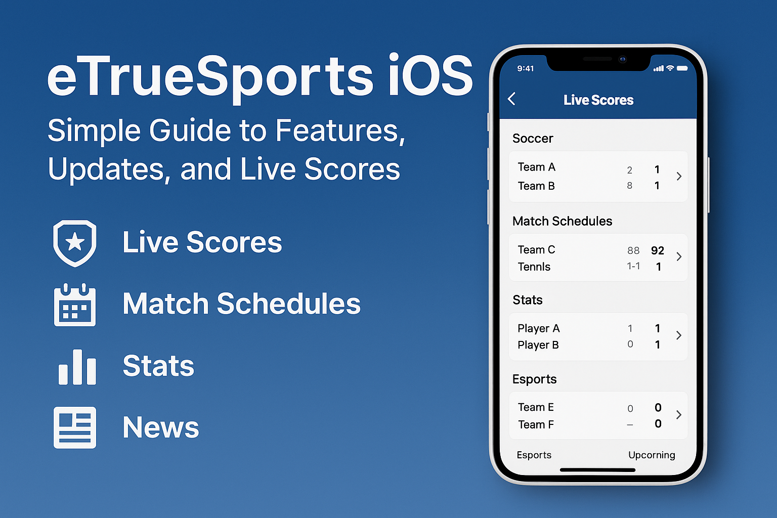 eTrueSports iOS