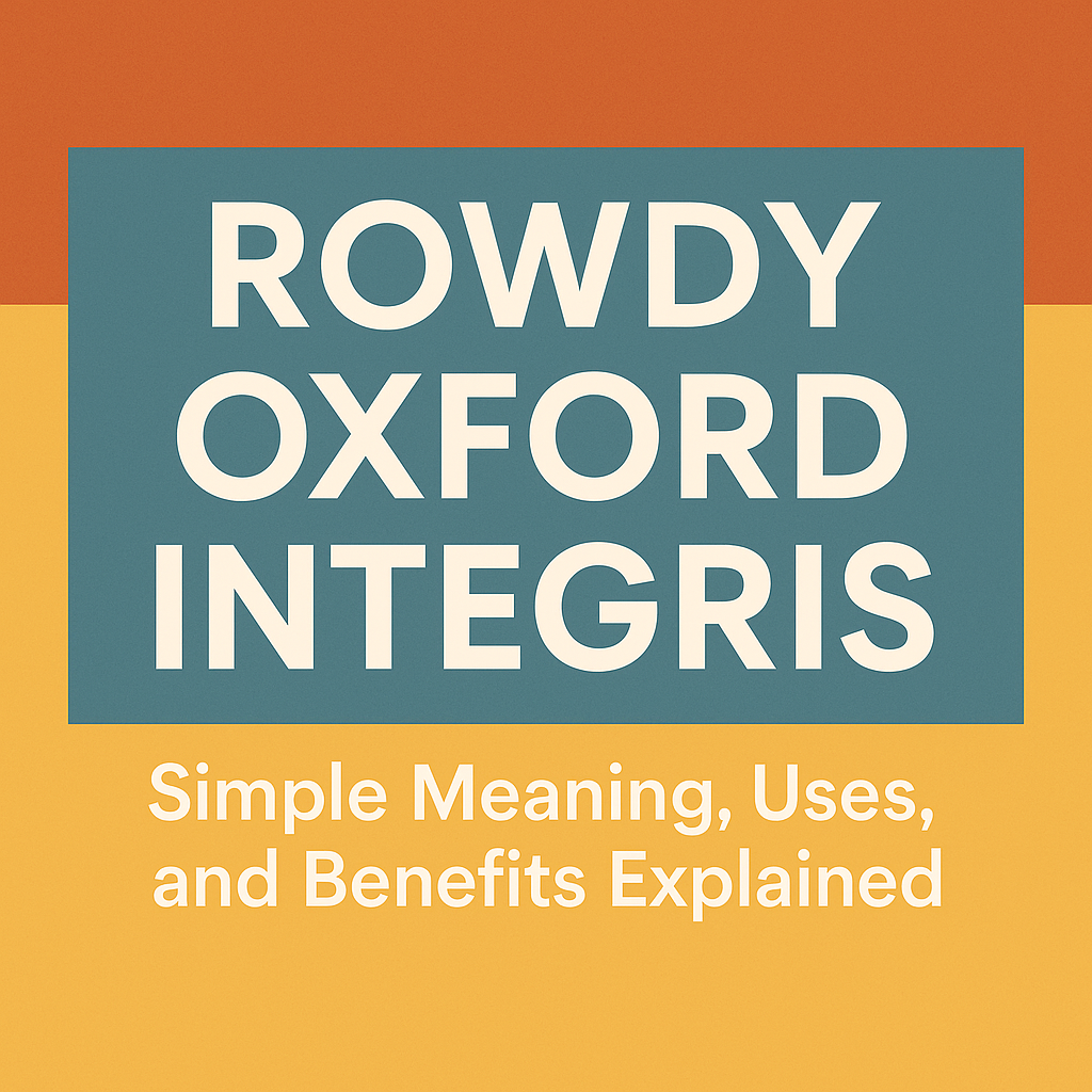 Rowdy Oxford Integris