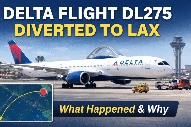 delta flight dl275 diverted lax 